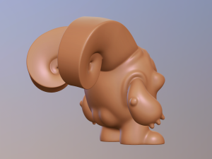 Funny monster for 3D printing and rendering 3D Print Model