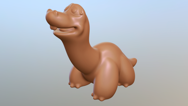 Dinausore toy dinosaur 3D model 3D printable