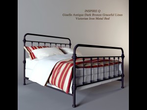 inspire q metal bed 3D Модель