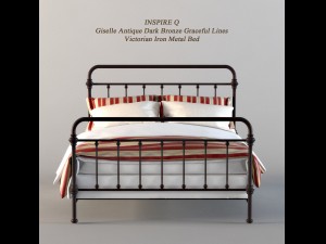 inspire q metal bed 3Dモデル