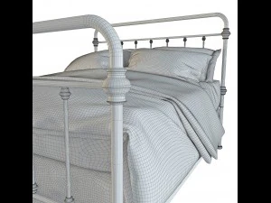 inspire q metal bed 3D Model