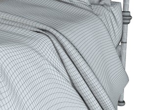 inspire q metal bed 3Dモデル