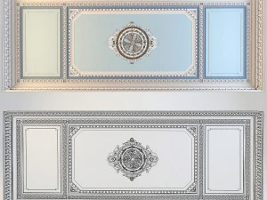 molduras de teto Modelo 3D