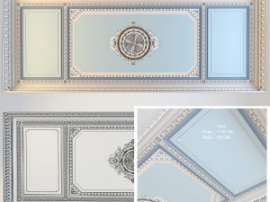 ceiling mouldigs 3D 模型