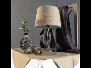 decorative set with lamp 3D Модель