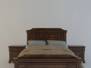 ashley bed 2 3D Model
