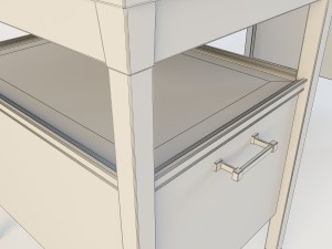 bridger library desk Modelo 3D