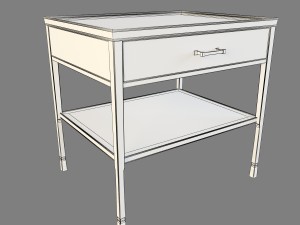 station stand Model 3D