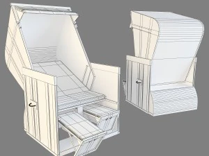 chaise-longue 3D Model