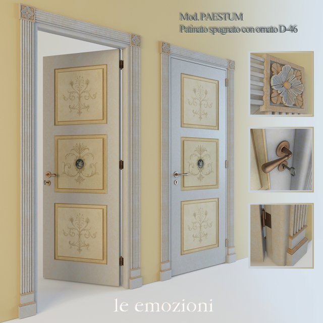 door emozioni Modèle 3D .c4d .max .obj .3ds .fbx .stl .blend 