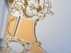 ceiling moldings living room Modelo 3D