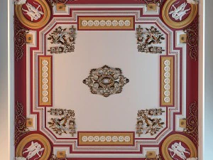 cantina de molduras de teto Modelo 3D