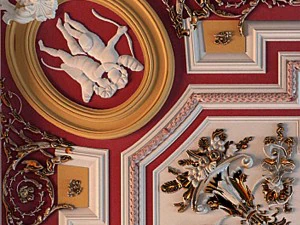 ceiling moldings canteen 3D Model