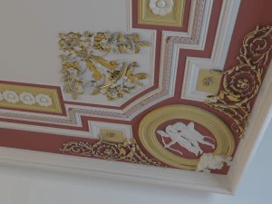 ceiling moldings canteen 3D Model