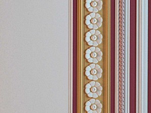 ceiling moldings canteen 3D 模型