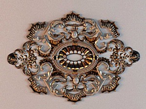 ceiling moldings canteen 3D 模型