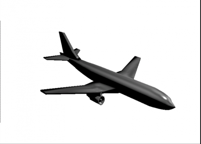 airplane 3D Модель .c4d .max .obj .3ds .fbx .stl .blend 