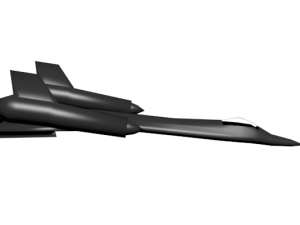 lockheed sr71 blackbird 3D Модель
