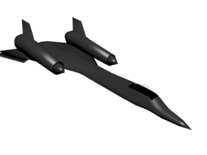 lockheed sr71 blackbird 3D Model