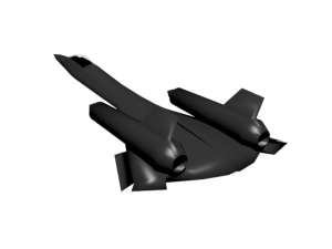 lockheed sr71 blackbird Model 3D