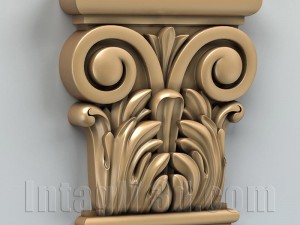 column capital 001 3D Model