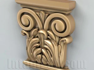 column capital 001 3D Model