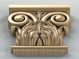 column capital 001 3D Model