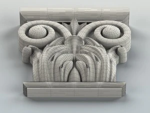 column capital 001 3D Model