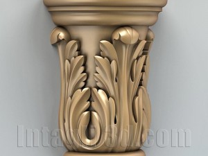 column capital 002 3D Model