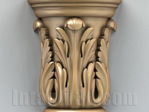 column capital 002 3D 모델