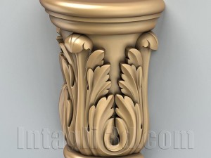 column capital 002 3D 모델