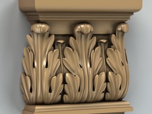 column capital 003 3D Model