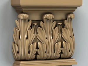 coluna maiúscula 003 Modelo 3D