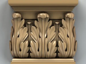 coluna mai&uacute;scula 003 Modelo 3D