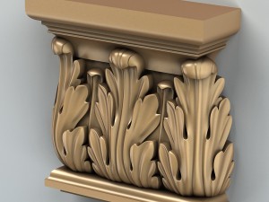 column capital 003 3D Model