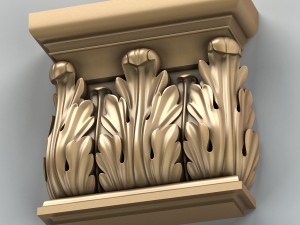 column capital 003 3D Model