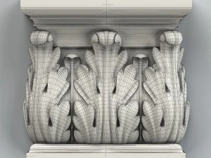 coluna mai&uacute;scula 003 Modelo 3D