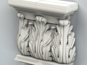 column capital 003 3D Model