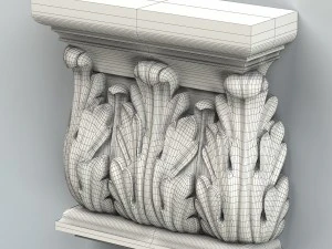 coluna mai&uacute;scula 003 Modelo 3D