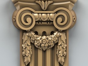 column capital 004 Model 3D