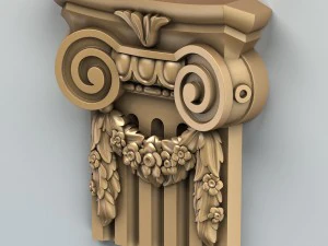 chapiteau de colonne 004 Modèle 3D