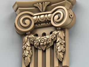 column capital 004 Model 3D
