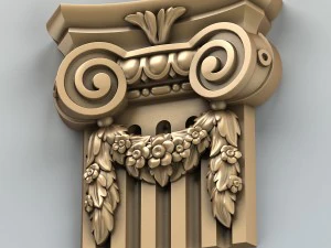 chapiteau de colonne 004 Modèle 3D