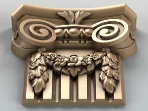column capital 004 Model 3D