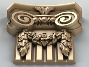 chapiteau de colonne 004 Modèle 3D