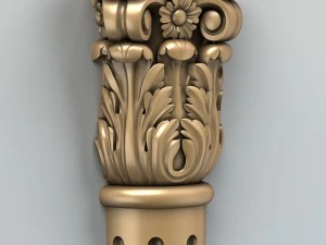 coluna mai&uacute;scula 005 Modelo 3D