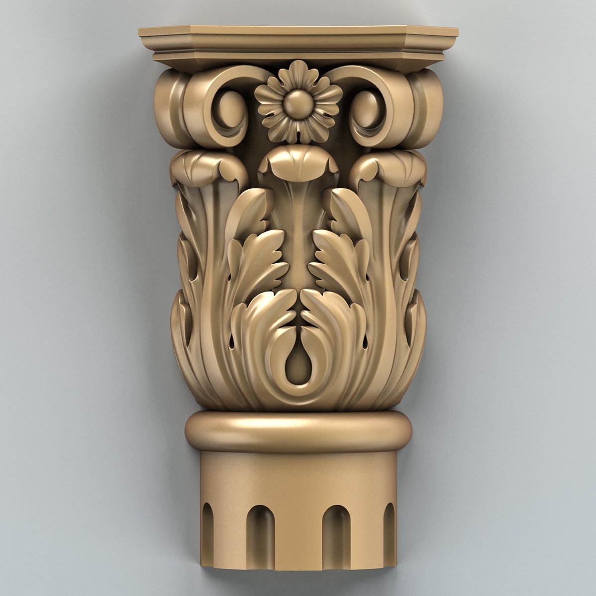 K201 капитель пилястры. гипсовая капитель дорическая. 11. капитель d203-18d. 005.