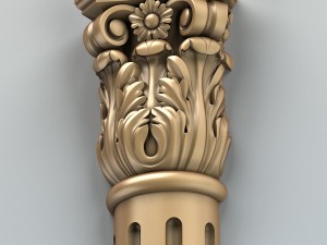 column capital 005 3D Модель