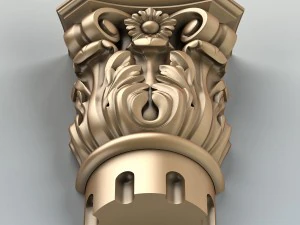 column capital 005 3D Model