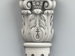 column capital 005 3D Модель